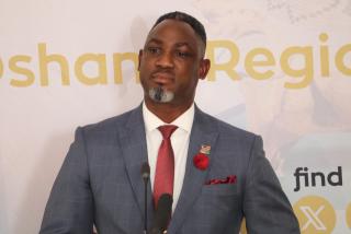 OSHAKATI, 22 June 2026 - Oshana Regional Governor Hofni Iipinge, on Monday when he was delivering his second state  of regional adddress (SORA) at the Leo Shoopala Hall in Oshakati. (photo: contributed). 
