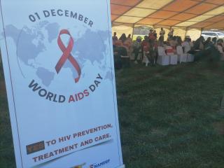 WINDHOEK, 01 December 2025 - Khomas Governor Sam Nujoma has reported that the region is close to meeting the UN's 95 percent HIV status awareness target, adopted by Member States in June 2021. (Photo: Contributed) NAMPA.