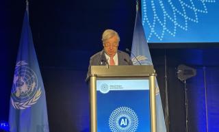 GENEVA, 06 July 2026 –  United Nations Secretary-General António Guterres speaking at the opening of the Global Dialogue on AI Governance in Geneva, Switzerland on Monday. (Photo: Josephina Simeon) NAMPA

