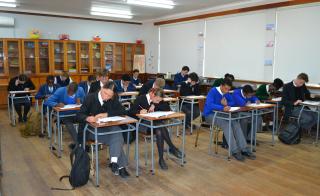 WINDHOEK, 08 July 2026 - Learners in Swakopmund participating in the Bank Windhoek Coastal Maths Challenge. (Photo: Contributed) 