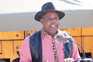 OSHITAYI, 08 July 2026 - Ondangwa Urban Constituency Councillor Leonard Negonga address learners during the Ondangwa Urban Annual Constituency Culture Festival 2026 on Wednesday. (Photo: Ester Hakaala) NAMPA