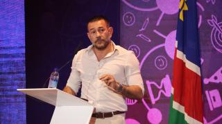 SWAKOPMUND, 16 July 2026 - The National Petroleum Corporation of Namibia (Namcor) communications manager Paulo Coelho, speaking at the Effective Communicators Conference (ECC26) in Swakopmund, in a session titled “Public Engagement and Building Public Trust.”

(Photo by: Justina Shuumbwa) NAMPA