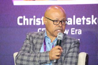 SWAKOPMUND, 17 July 2026 - New Era Publication Corporation Chief Executive Officer Christof Maletsky participates in a panel discussion on Service Delivery and Managing the Narrative at the Effective Communicators Conference (ECC). (Photos: MICT)