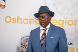 OSHAKATI, 17 July 2026 - The National Planning Commission Director General Kaire Mbuende at the  high-level stakeholder engagement on capital projects for the 2026/27 Medium-Term Expenditure Framework in Oshakati on Friday. (photo: contributed) 