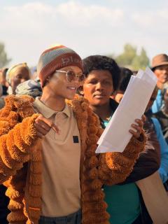 MARIENTAL, 22 July 2026 (NAMPA)- Mariental residents, hand over a petition to Mariental Municipality Chairperson of the Management Committee Hermanus Isaack on Wednesday. 

(Photo: Contributed)
(NAMPA)