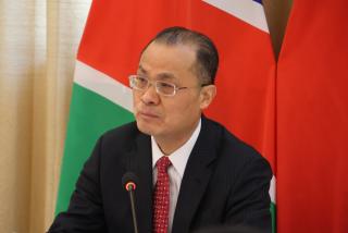 WINDHOEK, 28 July 2026 - Chinese Ambassador Zao Weiping called President Nandi-Ndaitwah’s recent visit to China a success that will enhance bilateral cooperation. (Photo by: Uakutura Kambaekua) NAMPA.