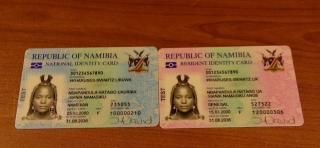GOBABIS, 28 July 2026 - Sample of the new electronic identity cards. (Photo: Molly Weyulu) NAMPA