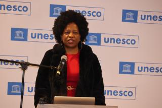 WINDHOEK, 29 July 2026 - Rebecca Dudu Roy, Manager of Higher Education, Botswana Qualifications Authority at the Workshop series on strengthening Quality Assurance in Higher Learning in the SADC  region. (Photo: Ali Negumbo) NAMPA