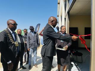 NKURENKURU, 29 July 2026- Kavango West Regional Chairperson and Nkurenkuru Constituency Councillor Fillipus Tenga, official opening the Nkurenkuru Expo 2026, on behalf of the Minister of Urban and Rural Development, James Sankwasa, in Nkurenkuru on Wednesday.

(Photo: Lylie Joel)
NAMPA
