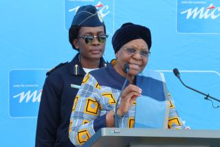 WINDHOEK, 30 July 2026 - President Netumbo Nandi-Ndaitwah during the launch of the 2026 edition of the MTC Kasi Vibe Festival (Photo: Andreas Thomas) NAMPA 