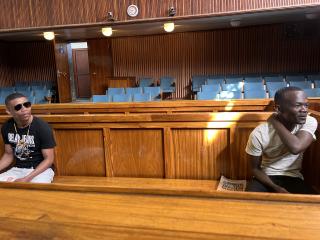 WINDHOEK, 31 July 2026 - Quanito van Vuuren and Moses Sem pictured in the Windhoek High Court. (Photo: Eba Kandovazu) NAMPA
