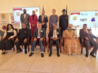 MARIENTAL, 31 July 2016- MARIENTAL Municipality officially launched its Disaster Risk Reduction Strategy and Action Plan (2026–2030) on Friday, with Prime Minister Dr Elijah Ngurare officiating the event. (Photo: Joe-Chintha Garises) Nampa 