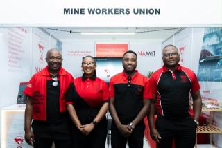 WINDHOEK, 10 August 2026 - Mineworkers Union of Namibia (MUN) at the 13th Mining Expo Conference. (Photo: Contributed) 