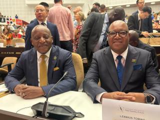 HAVANA, 11 August 2026 - Namibian Prime Minister Dr. Elijah Ngurare reaffirmed Namibia's unwavering solidarity with Cuba and demanded an immediate end to the US trade blockade during a tribute to Fidel Castro in Havana. (Photo: Contributed) NAMPA.