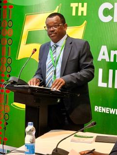 WINDHOEK, 13 August 2026 - National Council Secretary Tousy Namiseb during his presentation at the SoCATT Africa Region Learning and Sharing Workshop in Lilongwe, Malawi (Photo: Contributed) NAMPA