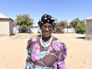 ONGHA, 15 August 2026- Retired Nurse Anna Nghihondjwa-Haipinge at the home (Photo by Eba Kandovazu). NAMPA