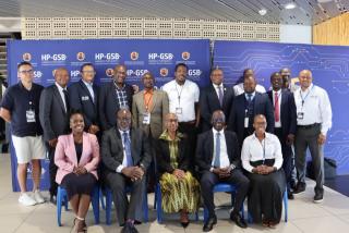 WINDHOEK, 09 September 2026 - Minister of Industries, Mines and Energy Modestus Amutse (second from left sitted)) pictured with delegates at the Second International Conference on Finance and Sustainable Business (ICFSB 2026) hosted at NUST's Harold Pupkewitz Graduate School of Business on Wednesday. (Photo: Contributed) NAMPA.