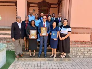 WINDHOEK, 10 September 2026 - Bank of Namibia (BoN) celebrated two awards from the Alliance for Financial Inclusion (AFI). (Photo: Contributed) NAMPA
