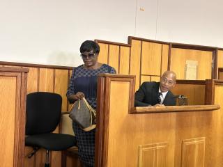 Windhoek, 14 September 2027- Sara Damases and Dirk Conradie after getting sentenced in the Windhoek High Court. (Photo contributed). NAMPA