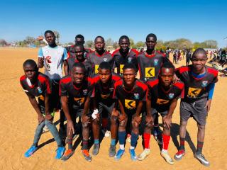 OKAMATAPATI - Clemens Rukatero Vihajo Okamatapati Soccer League defending champions Omurari wa Coblenz FC (Photo: Contributed) NAMPA 