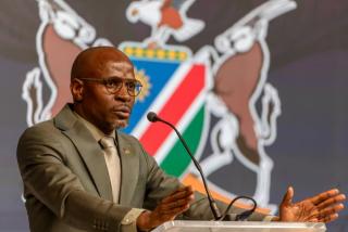 Windhoek, 16 September 2026- Minister of Labour Relations and Justice, Fillemon Immanuel. (Photo contributed). NAMPA