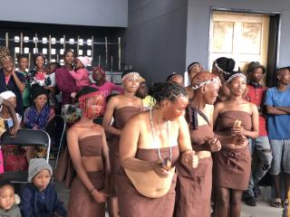 MPUNGU, 18 September 2026- Bravel Mankumpi Primary School at Bravo Settlement in the Mpungu Constituency, Kavango West, joined the Ministry of Education,Innovation ,Youth, Sports,Arts and Culture on Friday in celebrating cultural heritage.

(Photo: Lylie Joel)
NAMPA