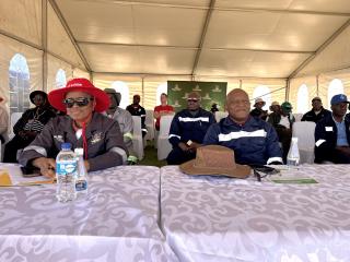 Windhoek, 19 September 2026- Minister of Environment, Forestry and Tourism Indileni Daniel and Prime Minister Elijah Ngurare. (Photo by Eba Kandovazu).NAMPA