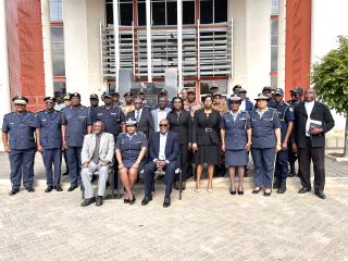 Windhoek, 21 September 2026- Senior Namibian Police Officers attending a succession and career planning training course at NIPAM. (Photo by Eba Kandovazu). NAMPA