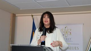 WINDHOEK, 23 September 2026 - National Commission on Research, Science and Technology (NCRST) Chief Executive Officer Anicia Peters, speaking at the launch of Namibia's National Artificial Intelligence (AI) here Wednesday, structured around four centres for research, software development, innovation and data. (Photo by: Chelva Wells) NAMPA
