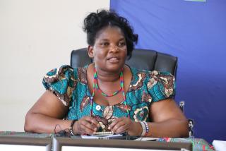 WINDHOEK, 23 September 2023 - Swapo Party Women's Council assistant secretary for research, information and programme Ruthy Misake. (Photo by: Uakutura Kambaekua) NAMPA