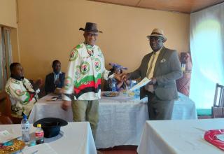 FARM PLATSAK, 19 September 2026 - The Okandjoze Chiefs Assembly on Genocide has rejected Germany's bilateral aid proposals, presenting a landmark N$12.9 trillion reparations valuation for the 1904–1908 atrocities against the Ovaherero and Nama communities. (Photo: Contributed) NAMPA.