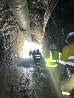 KARIBIB, 02 October 2026 - Underground mining activities at Navachab Gold Mine. (Photo by: Eba Kandovazu) NAMPA