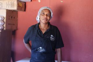 WINDHOEK, 19 October 2026 (NAMPA) – Florida Ruhoze Haakuria of Ketungoutji Investment CC, trading as Pukaa Catering Services, confirmed that the restaurant is feeling the impact of the ongoing foot-and-mouth disease outbreak. (Photo by: Uakutura Kambaekua) NAMPA