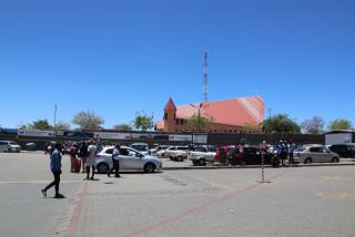 WINDHOEK, 20 October 2026 - Commuters heading from Okahandja to Windhoek hitch a ride with the seven-seater vehicles at B1 City Station. (Photo: Molly Weyulu) NAMPA