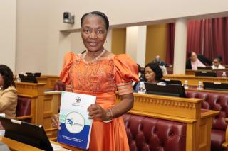 WINDHOEK, 22 October 2026 – Finance Minister Ericah Shafudaf tabled the Mid-Year Budget Review for the 2026/27 financial year in the National Assembly (Photo: Contributed) NAMPA