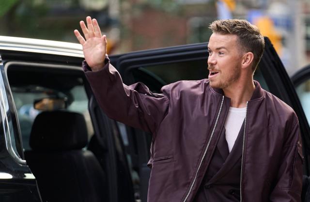 British actor Will Poulter waves to fans as he attends the world premiere of "On Swift Horses" at the Princess of Wales theatre during the Toronto International Film Festival in Toronto, Ontario, on September 7, 2024. (Photo by Geoff Robins / AFP)