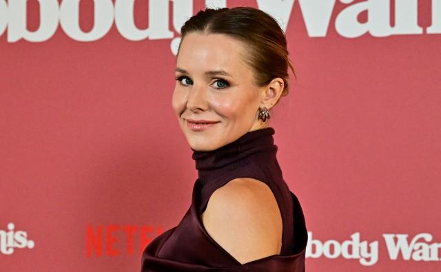 Actress Kristen Bell arrives at Netflix’s "Nobody Wants This" photocall in Los Angeles, California, on September 18, 2024. (Photo by Frederic J. BROWN / AFP)