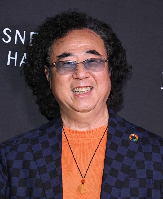 Chinese musician Lang Guoren attends the Los Angeles Philharmonic Gala Concert to kick-off the 2024/25 season at the Walt Disney concert hall in Los Angeles, October 1, 2024. (Photo by LISA O'CONNOR / AFP)