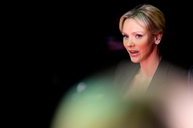 Princess Charlene of Monaco attends the 2024 World Rugby Awards ceremony at the Sporting Monte-Carlo complex in Monaco, on November 24, 2024. (Photo by Frederic Dides / AFP)