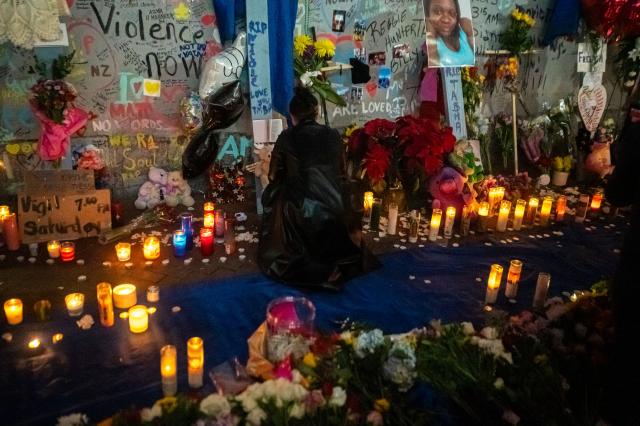 Mourners hold a vigil on Bourbon Street for the victims of the January 1 terrorist attack in New Orleans, Louisiana, on January 4, 2025. At least 15 people were killed and 30 injured on January 1 when a vehicle plowed overnight into a New Year's crowd in the heart of the thriving New Orleans tourist district, authorities in the southern US city said. (Photo by Emily KASK / AFP)