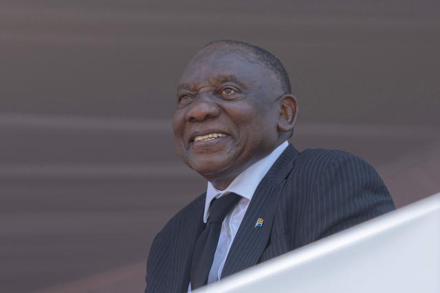 South African President Cyril Ramaphosa attends Mozambique President-elect Daniel Chapo's inauguration at Independence Square in Maputo on January 15, 2025. Mozambique swore in Daniel Chapo as president on January 15, 2025 following months of post-election violence that an NGO says has killed more than 300 people.
Vowing "to devote all my energies to defending, promoting and consolidating national unity", Chapo, 48, extends his Frelimo party's 50-year rule of the gas-rich African nation. Opposition candidate Venancio Mondlane claims that the October 2024 election was rigged. (Photo by ALFREDO ZUNIGA / AFP)