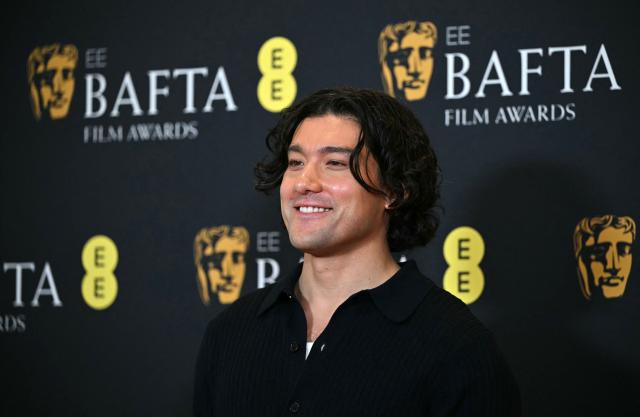 English actor Will Sharpe poses for a picture at the the announcement of the British Academy Film Awards (BAFTA) nominations in central London on January 15, 2025. "Conclave" and "Emilia Perez" led the shortlist of films unveiled Wednesday vying for recognition at Britain's BAFTA awards next month, as the race for Oscars glory in early March heats up. The British film awards are set to take place on February 16. (Photo by JUSTIN TALLIS / AFP)