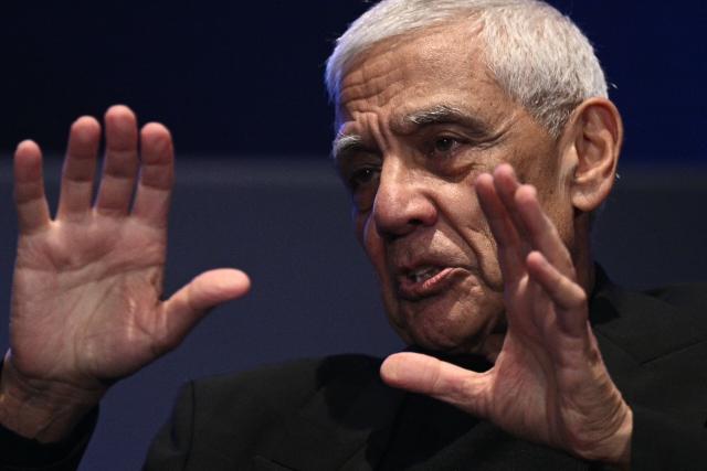 Indian-US businessman Vinod Khosla, founder of Khosla Ventures, speaks during the Hill & Valley Forum at the US Capitol Visitor Center Auditorium in Washington, DC, on April 30, 2025. (Photo by Brendan SMIALOWSKI / AFP)