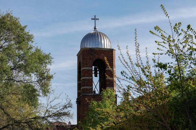 The exterior of the St. Mary of the Assumption Catholic Church, where Pope Leo XIV, Robert Francis Prevost, used to attend while growing up, is seen in Dolton, Illinois, on May 9, 2025. Robert Francis Prevost became the first pope from the United States on May 8, 2025, picking the papal name Leo XIV after cardinals from around the world elected him leader of the world's 1.4 billion Catholics. Tens of thousands of people packed in St Peter's Square cheered as Prevost appeared on the balcony of St Peter's Basilica, waving with both hands, smiling and bowing. (Photo by KAMIL KRZACZYNSKI / AFP)
