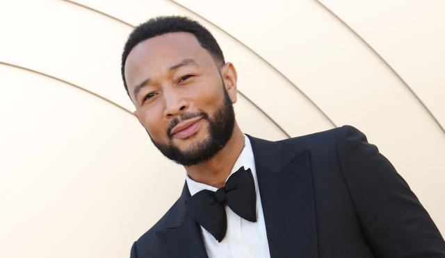 US musician John Legend attends Gold House 4th Gold Gala at the Music Center in Los Angeles, May 10, 2025. Gold Gala, the annual gathering of top Asian Pacific and multicultural leaders, celebrates the 100 most impactful Asian Pacific changemakers in culture and society over the past year. (Photo by Michael Tran / AFP)