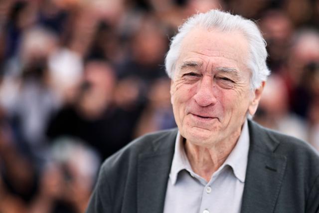 US actor Robert De Niro poses during a photocall for his Honorary Palme d'Or at the 78th edition of the Cannes Film Festival in Cannes, southern France, on May 13, 2025. (Photo by Valery HACHE / AFP)