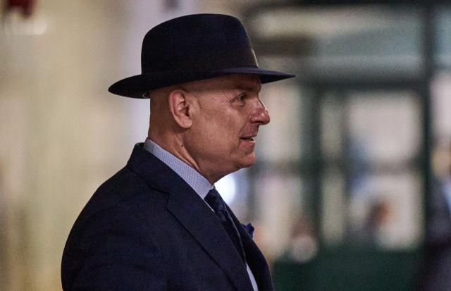 Arthur Aidala, attorney for Former Hollywood film producer Harvey Weinstein arrives in Manhattan Criminal Court during his rape and sexual assault re-trial in New York on May 13, 2025. The former Miramax studio boss is charged in the New York with the 2006 sexual assault of Miriam Haley and the 2013 rape of Jessica Mann. He also faces a new count for an alleged sexual assault of a 19-year-old in 2006. (Photo by Bing GUAN / POOL / AFP)