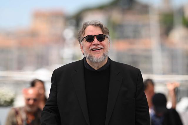 Mexican director and producer Guillermo Del Toro poses during a photocall for the "Lecon de Musique" (music lesson) at the 78th edition of the Cannes Film Festival in Cannes, southern France, on May 18, 2025. (Photo by Miguel Medina / AFP)