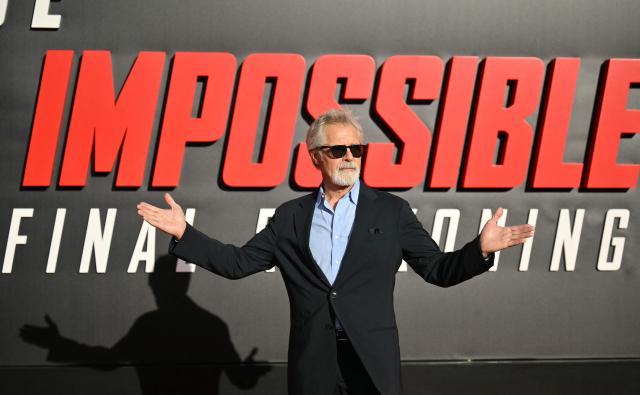 Canadian actor Henry Czerny arrives for the US premiere of “Mission: Impossible - The Final Reckoning” at the Lincoln Center Fountain Plaza in New York on May 18, 2025. (Photo by ANGELA WEISS / AFP)