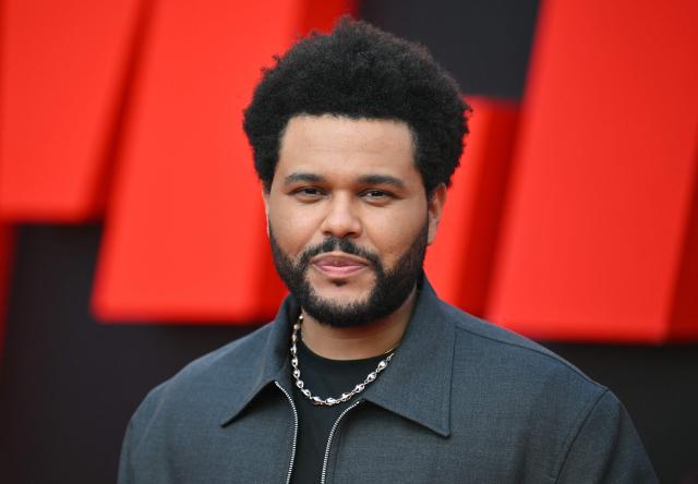 Abel  Tesfaye, knowen as 'The Weeknd', arrives for the US premiere of “Mission: Impossible - The Final Reckoning” at the Lincoln Center Fountain Plaza in New York on May 18, 2025. (Photo by ANGELA WEISS / AFP)